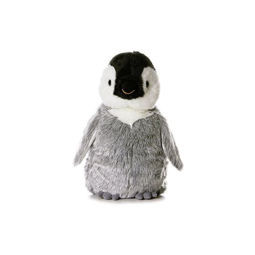 Flopsies - Pingüino de Peluche, 31 cm, Color Gris, Blanco y Negro