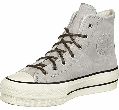 Moda CONVERSE Zapatos de Mujer Zapatillas Altas con Plataforma 566565C CTAS Lift HI