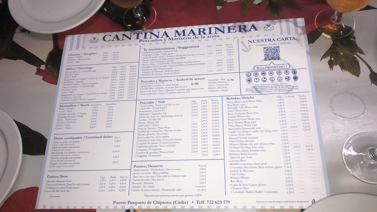 Restaurantes Cantina Marinera