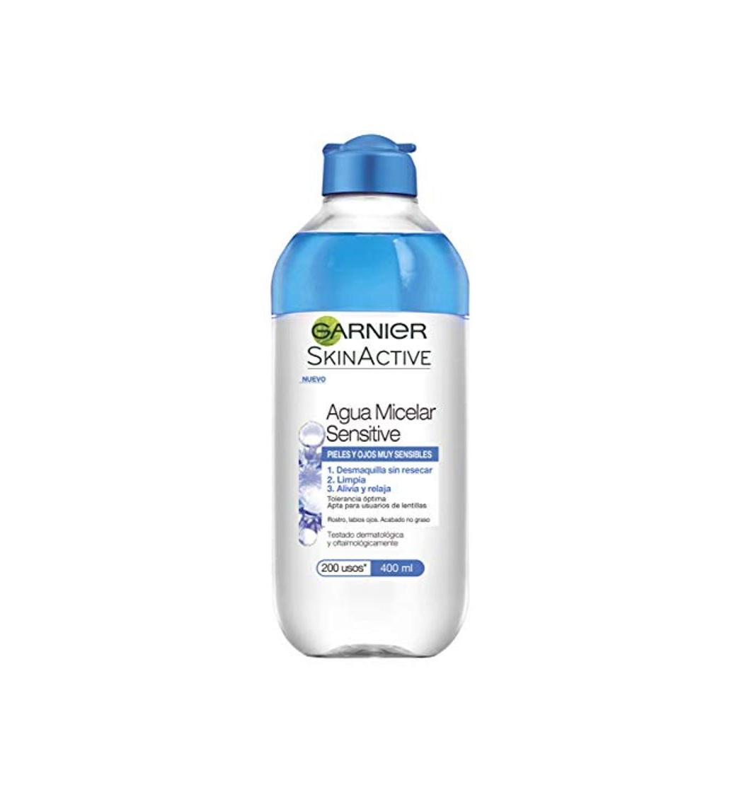 Social Garnier Skin Active Agua Micelar Sensitive para Pieles y Ojos Muy Sensibles
