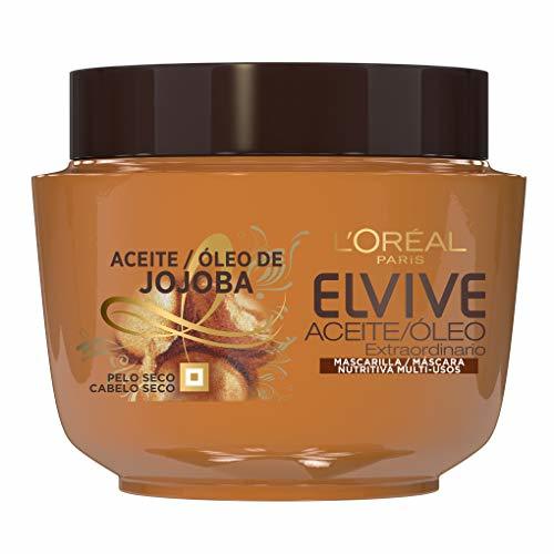 Belleza Mascarilla Elvive Aceite Extraordinario Cabellos Secos Nutrición en Profundidad de L'Oréal Paris