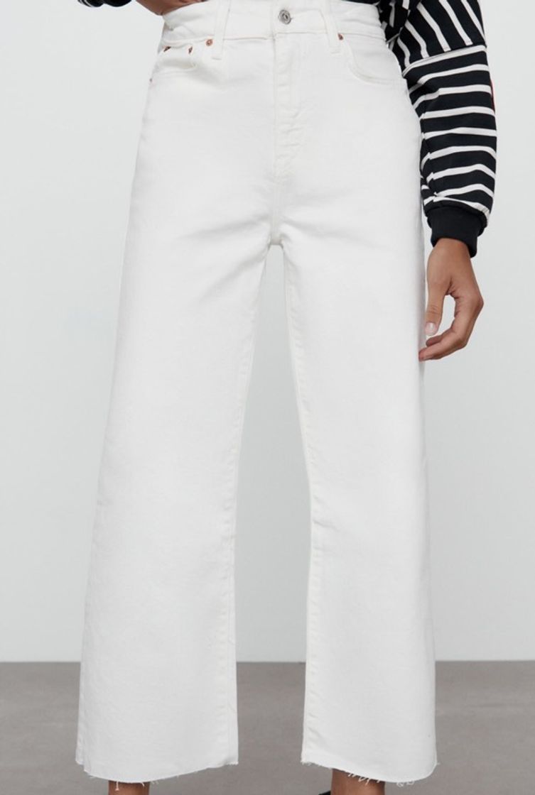 Moda Pantalones blanco anchos