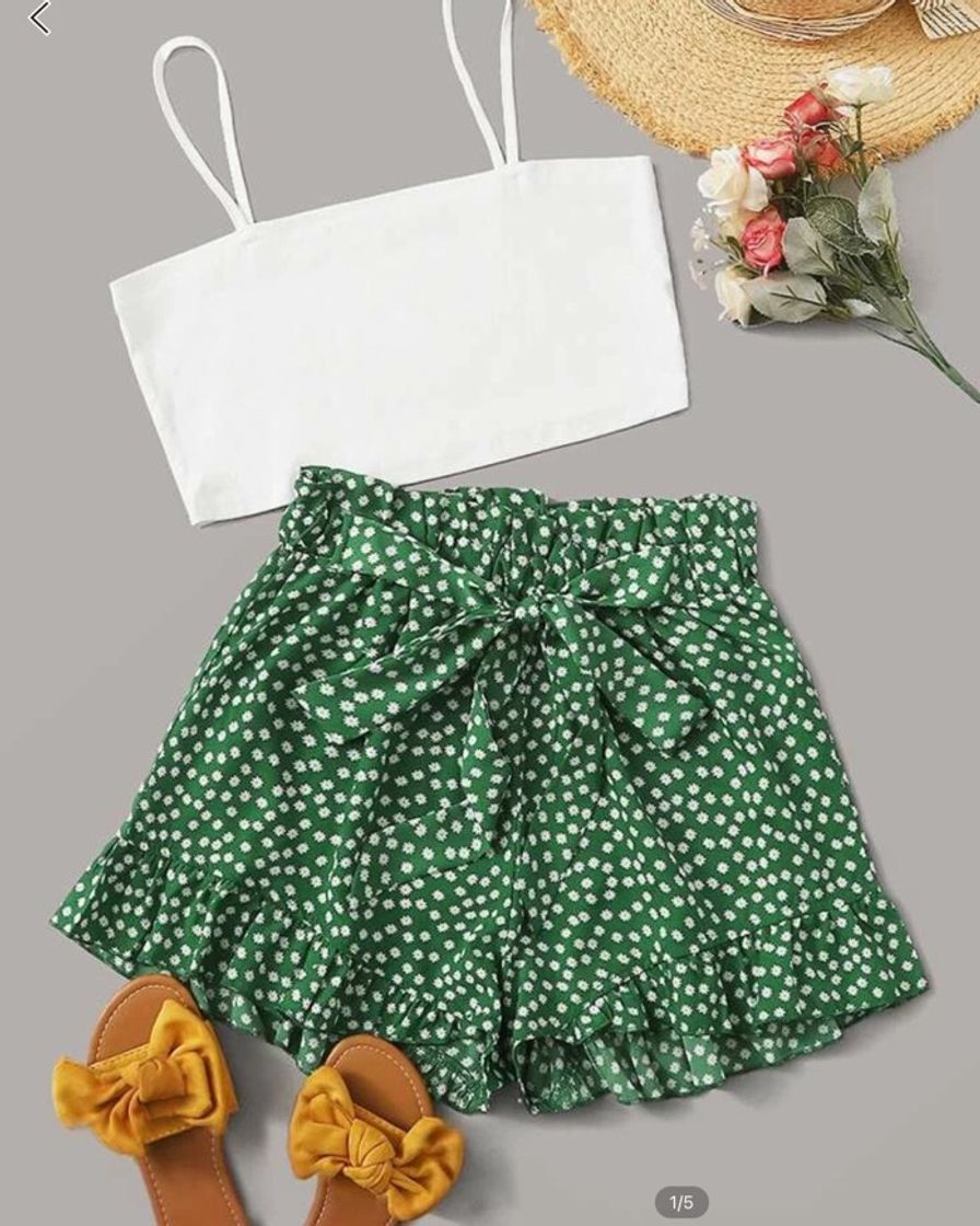 Moda Conjunto top short