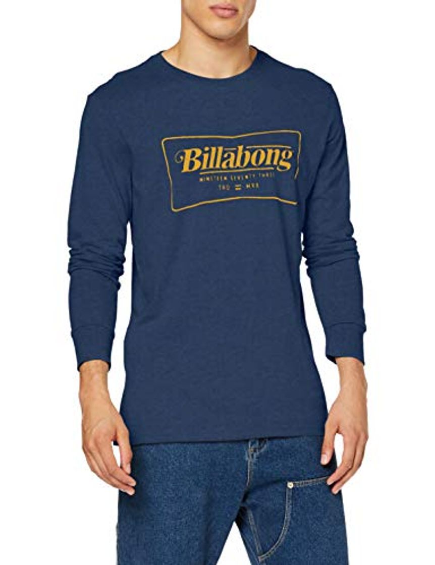 Moda BILLABONG TRD Mrk LS tee Camiseta, Azul