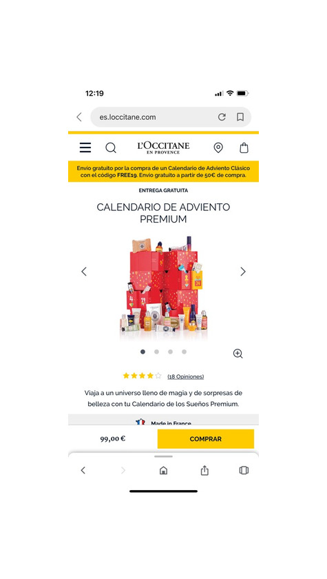 Product Calentario de adviento