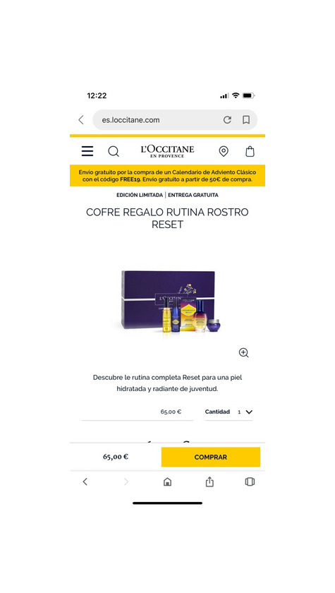 Products Cofre Regalo Rutina Rostro Reset