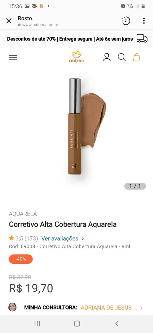 Products Corretivo Alta Cobertura Aquarela

