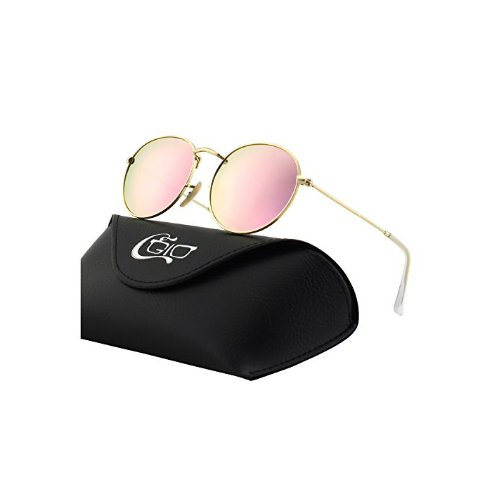 Social CGID E47 Pequeño Estilo Vintage Retro Lennon inspirado círculo metálico redondo gafas