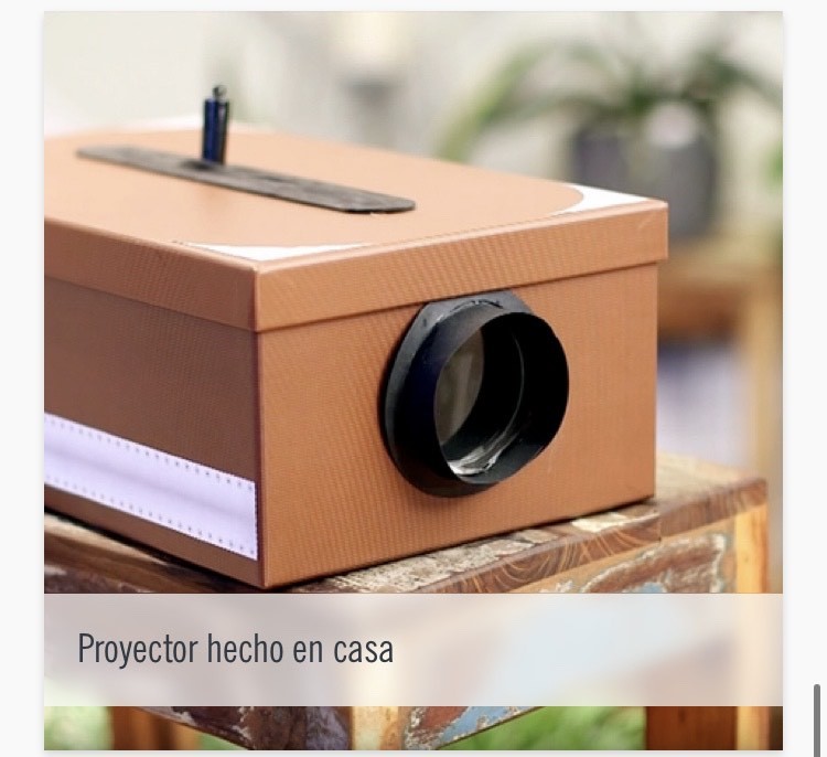 Social Manualidades: proyector hecho en casa