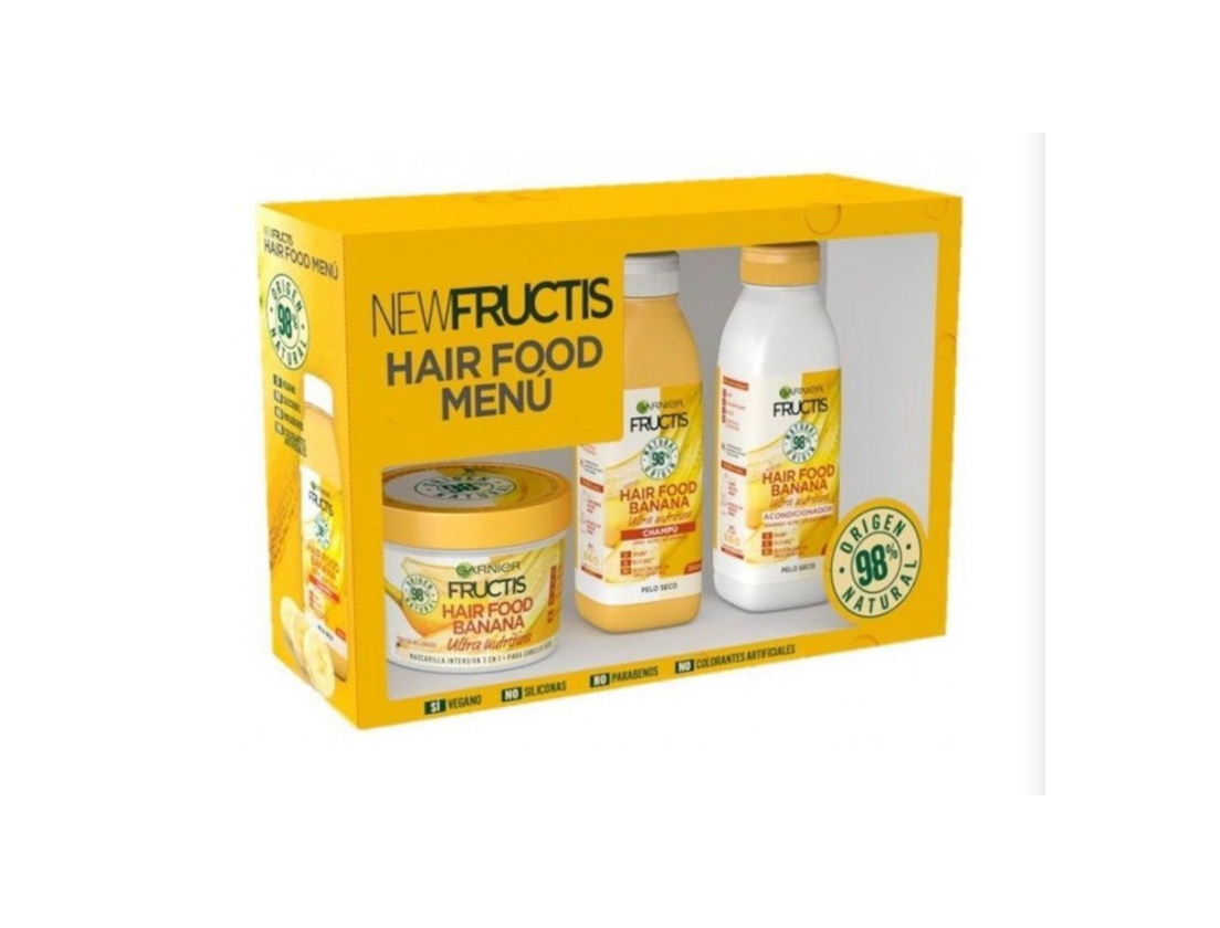 Productos Pack garnier hairfood banana 