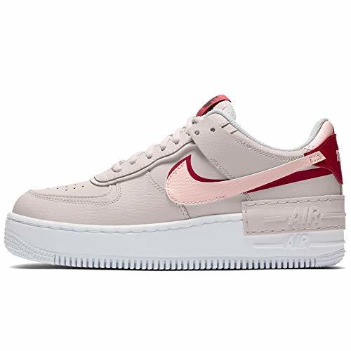 Moda Nike Air Force 1 Shadow - Zapatillas para Mujer Phantom/Echo Pink-Gym Red