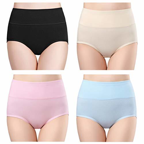 Moda Wirarpa Bragas Culotte Algodón Para Mujer Braguitas Completo Talle Alto Calzoncillos Suave