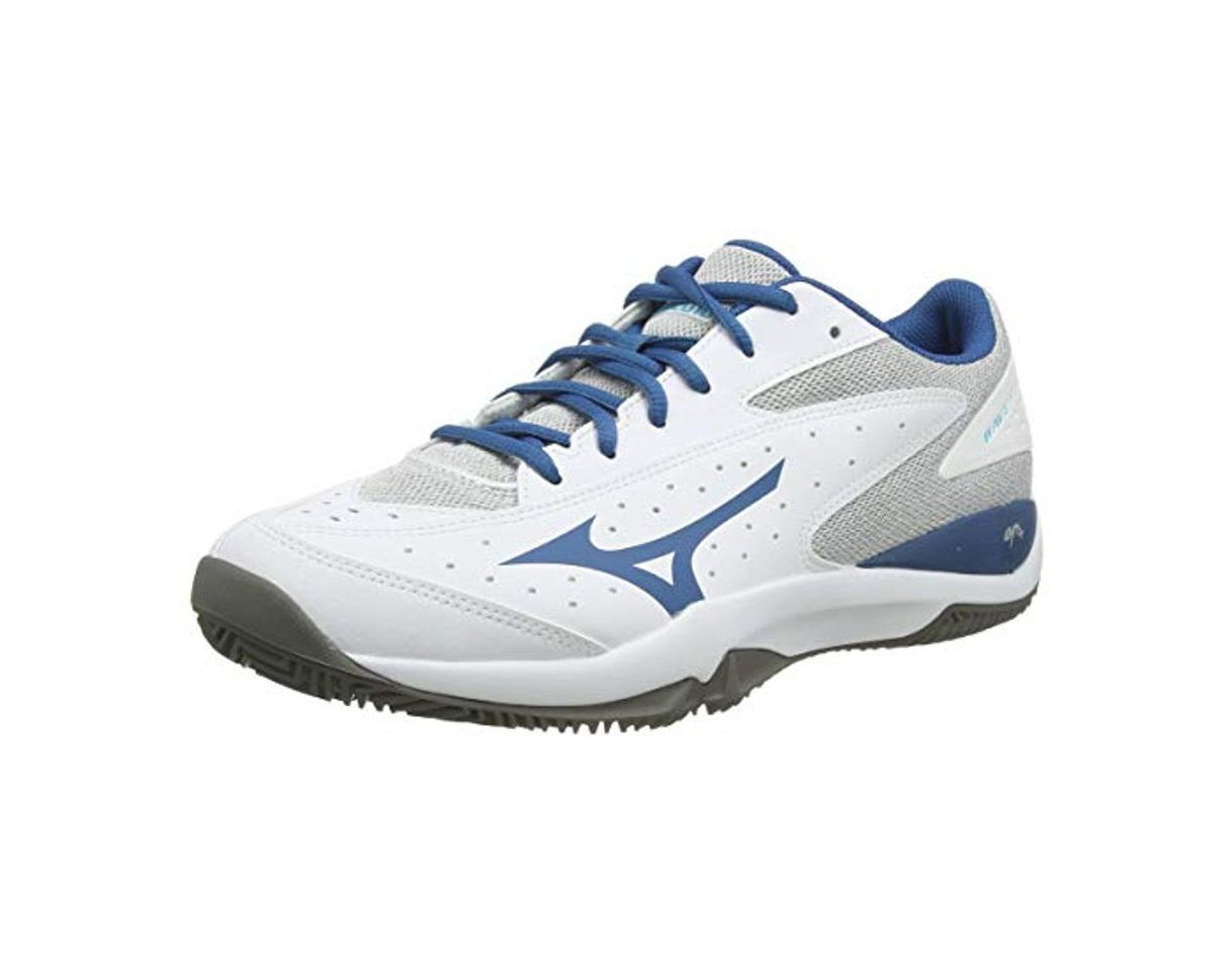 Moda Mizuno Wave Flash CC, Zapatos de Tenis Unisex Adulto, Blanco