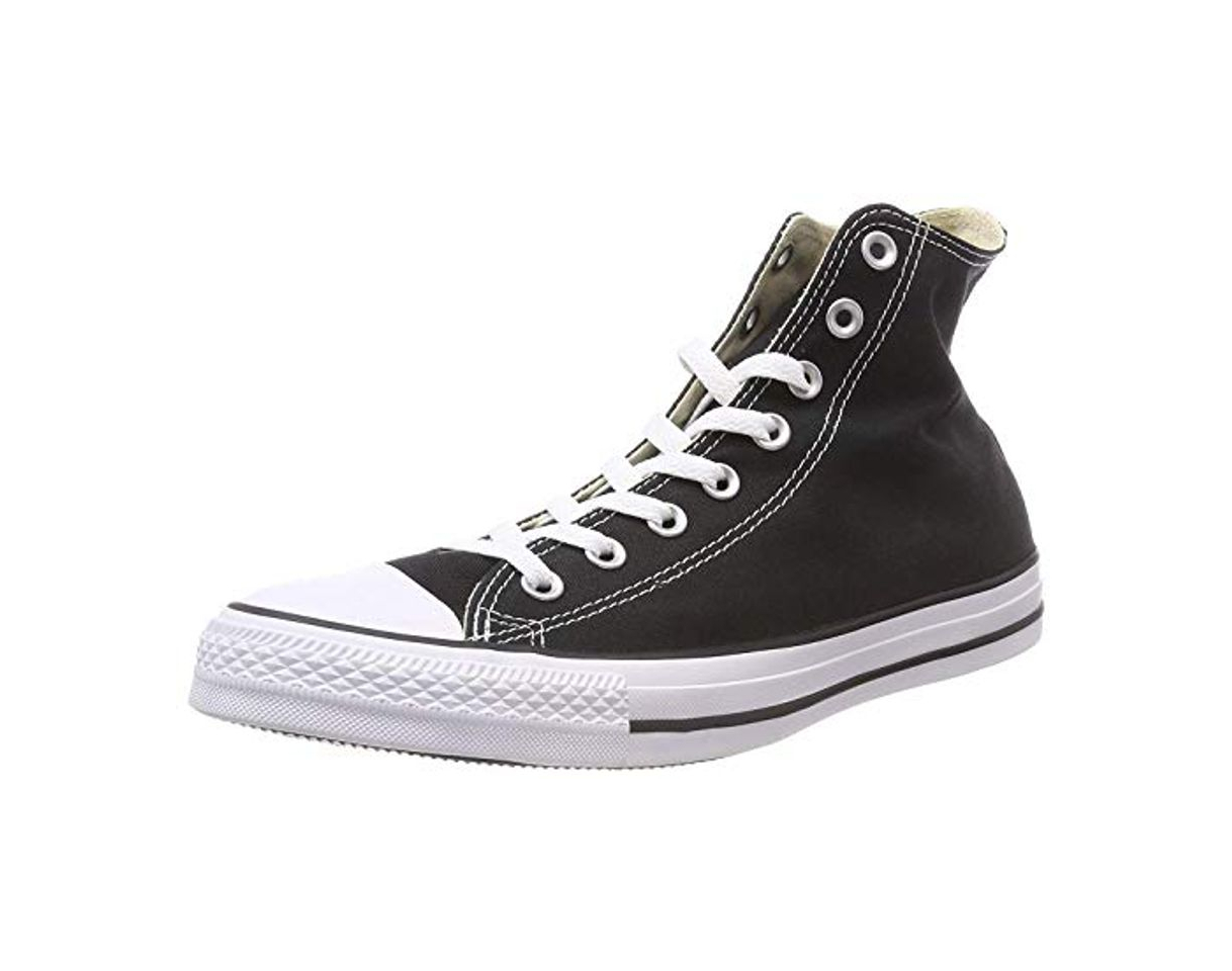 Fashion Converse Chuck Taylor All Star Hi Top, Zapatillas Unisex Adulto, Negro