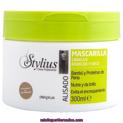 Fashion Comprar Mascarilla Cabello Liso Stylius Cabello rebelde y seco ...