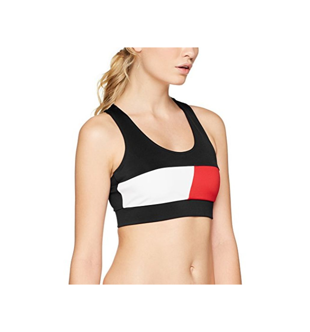 Fashion Tommy Hilfiger TH ATH Bekki Clr Block Bra Top Camiseta sin Mangas,