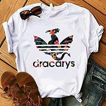 Producto ZCYTIM Camiseta Tronos Madre del dragón   Camisa Dragón Fuego Piel de Invierno Moda