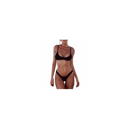 heekpek Bikini Mujer 2019 Push up con Relleno Bikini Bandeau para Mujer