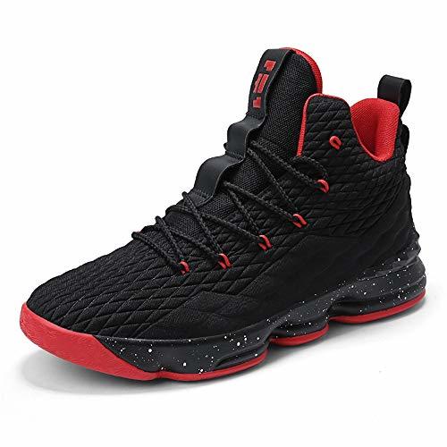 Fashion Zapatos Hombre Deporte de Baloncesto Sneakers de Malla para Correr Zapatillas Antideslizantes