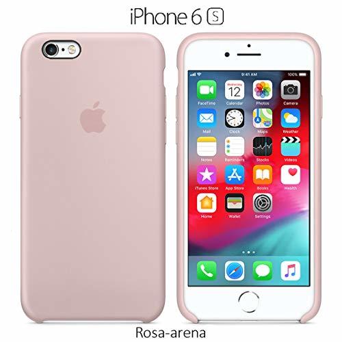 Electronic Funda Silicona para iPhone 6 y 6s Silicone Case, Textura Suave, Forro