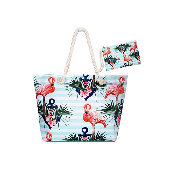 Social Czemo Bolsa de Playa Grande con Cremallera de Mujer Bolso de Mano