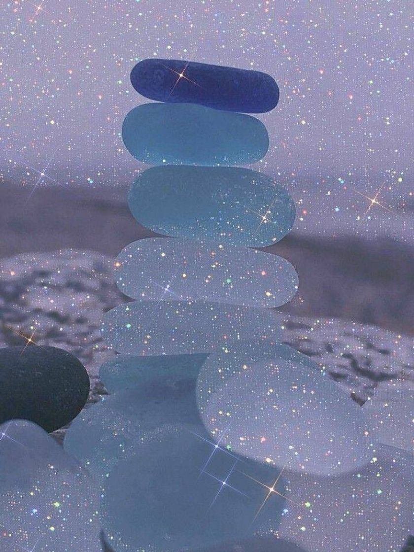 Social Fondo piedras con glitter 