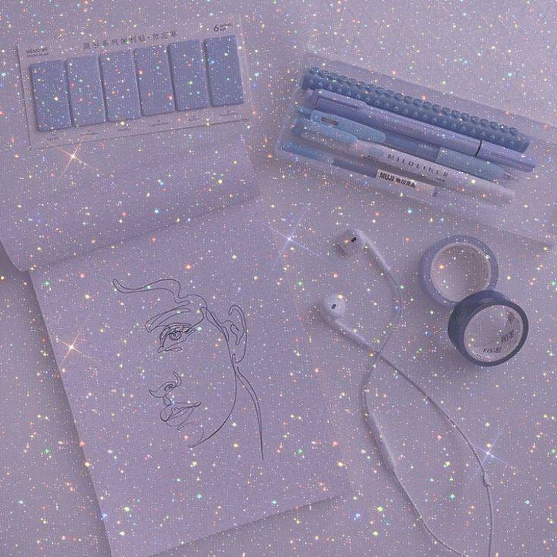 Social Fondo con glitter aesthetic