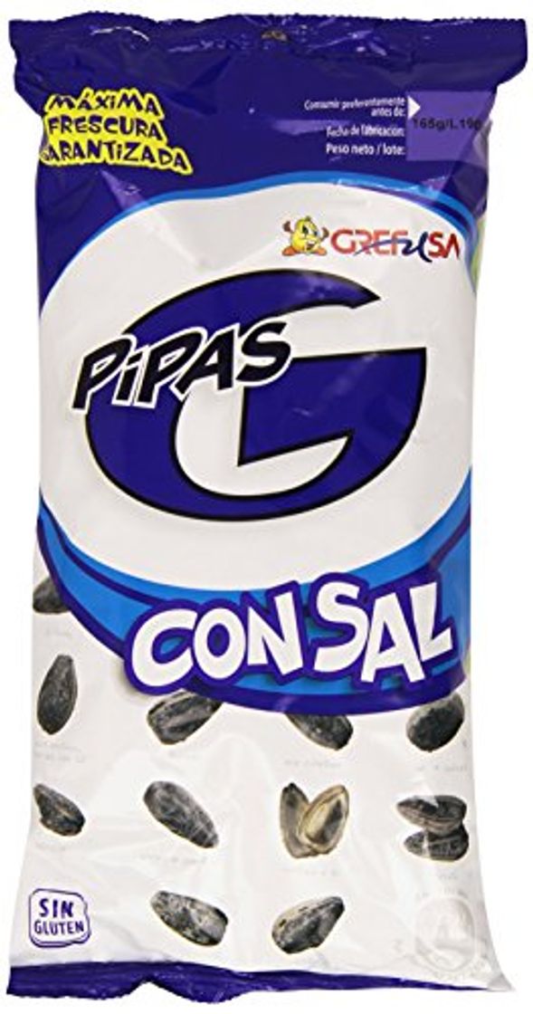 Productos Pipas g con Sal Semillas de Girasol Tostadas