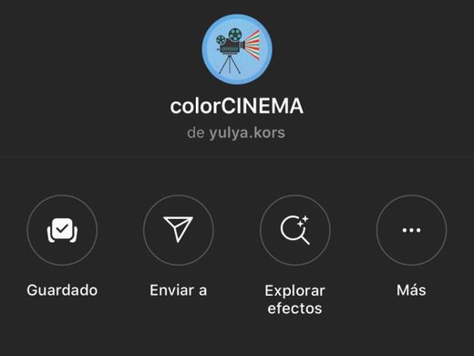 FILTRO COLORCINEMA