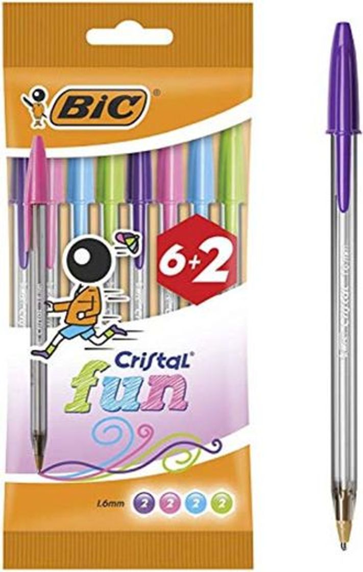 Electronic BIC Cristal Fun, Bolígrafos Punta Ancha