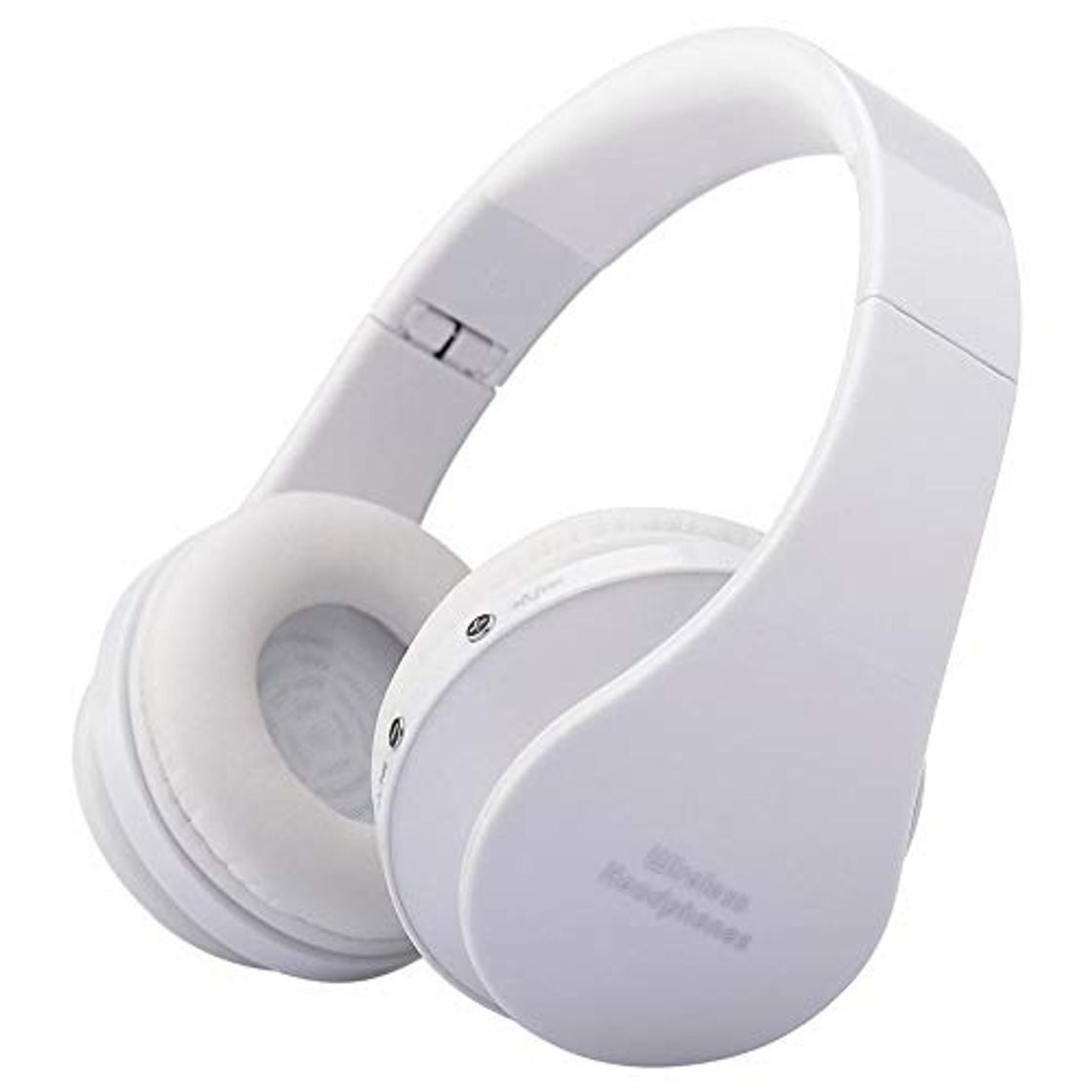 Producto Auriculares Auriculares Inalámbricos Kubite Plegable con Micrófono Auriculares para DJ Plegables Auriculares con Cable para Juegos Fone De Ouvido White