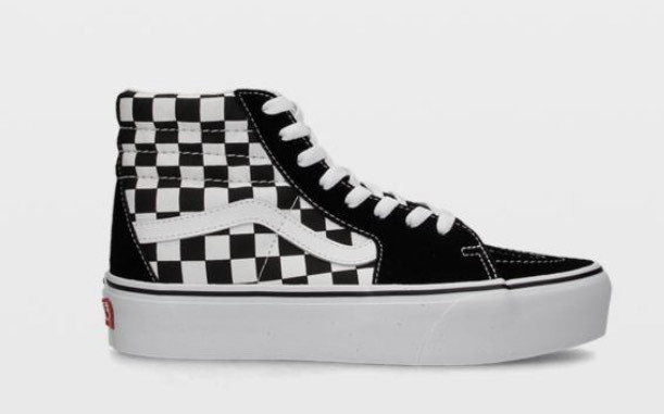 Moda Zapatillas Vans Cuadros con plataforma