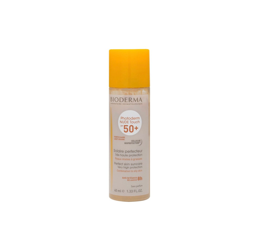 Producto Bioderma Photoderm Nude Touch SPF50+ color claro