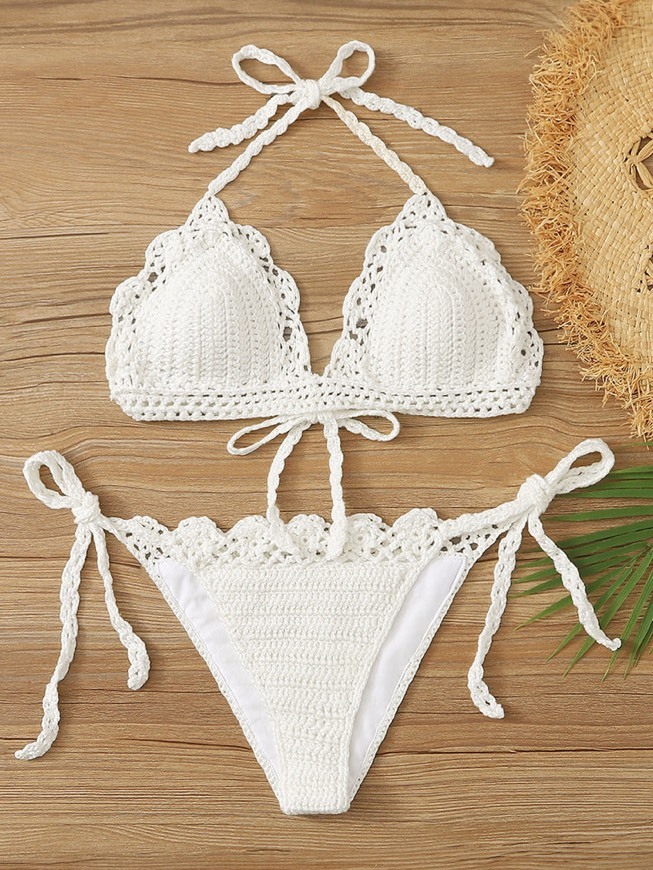 Product Bikini croché blanco