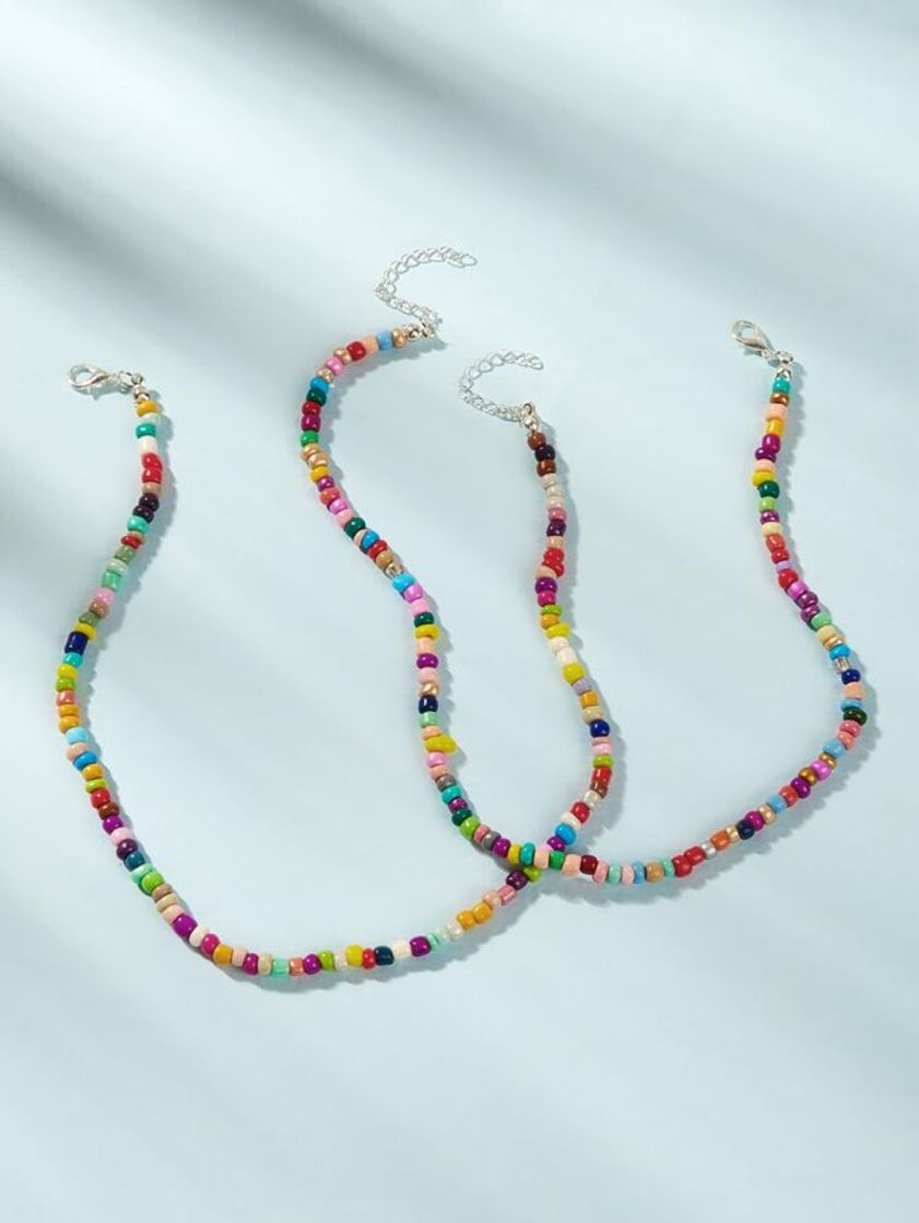 Social Collar bolitas multicolor 