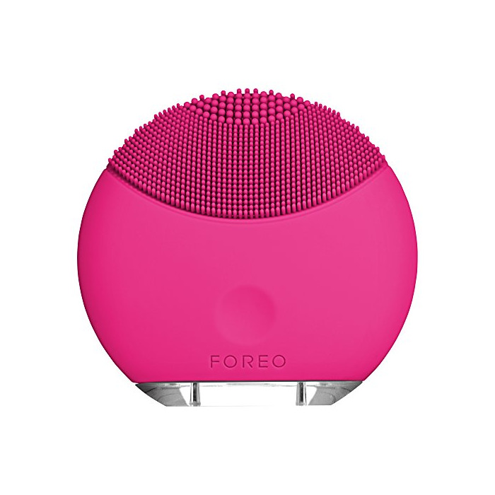 Social FOREO LUNA Mini - Cepillo exfoliante facial con limpiador sónico eléctrico que