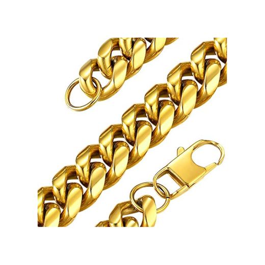 GoldChic Jewelry Golden Men Necklace