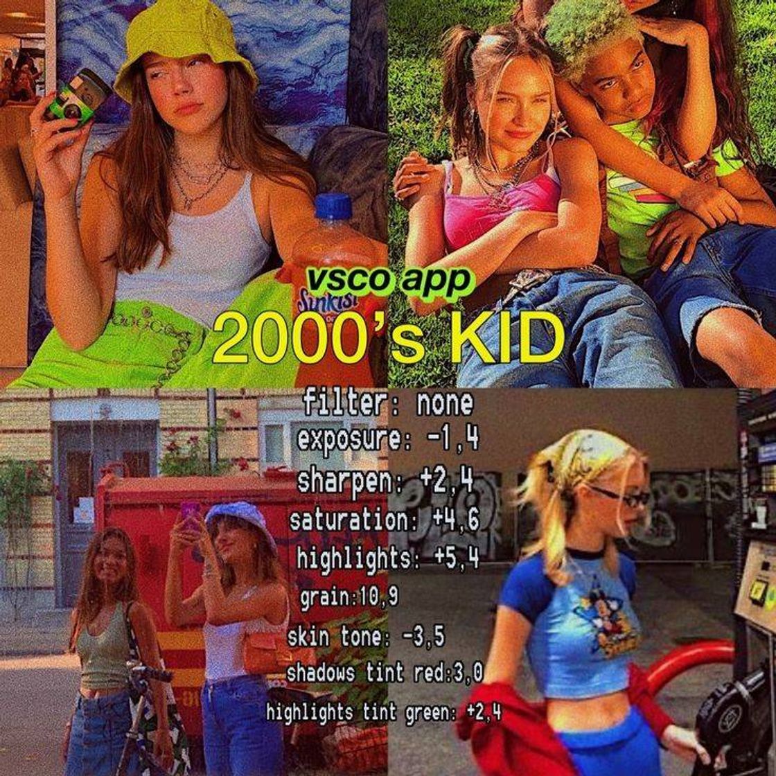 vsco filter 2000's indie kid preset