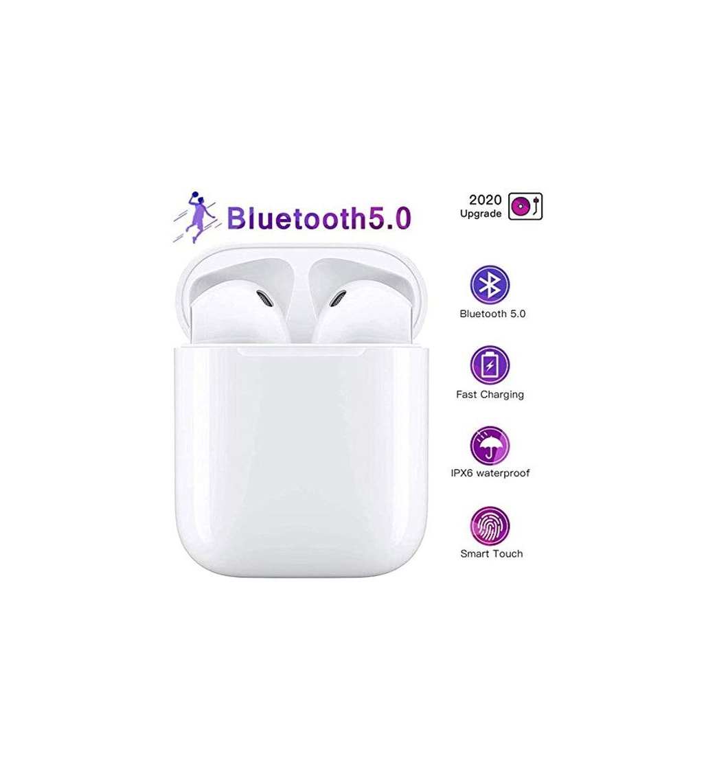 Product Auriculares inalámbricos Bluetooth 5.0 con cancelación de Ruido, Auriculares Deportivos táctiles Inteligentes