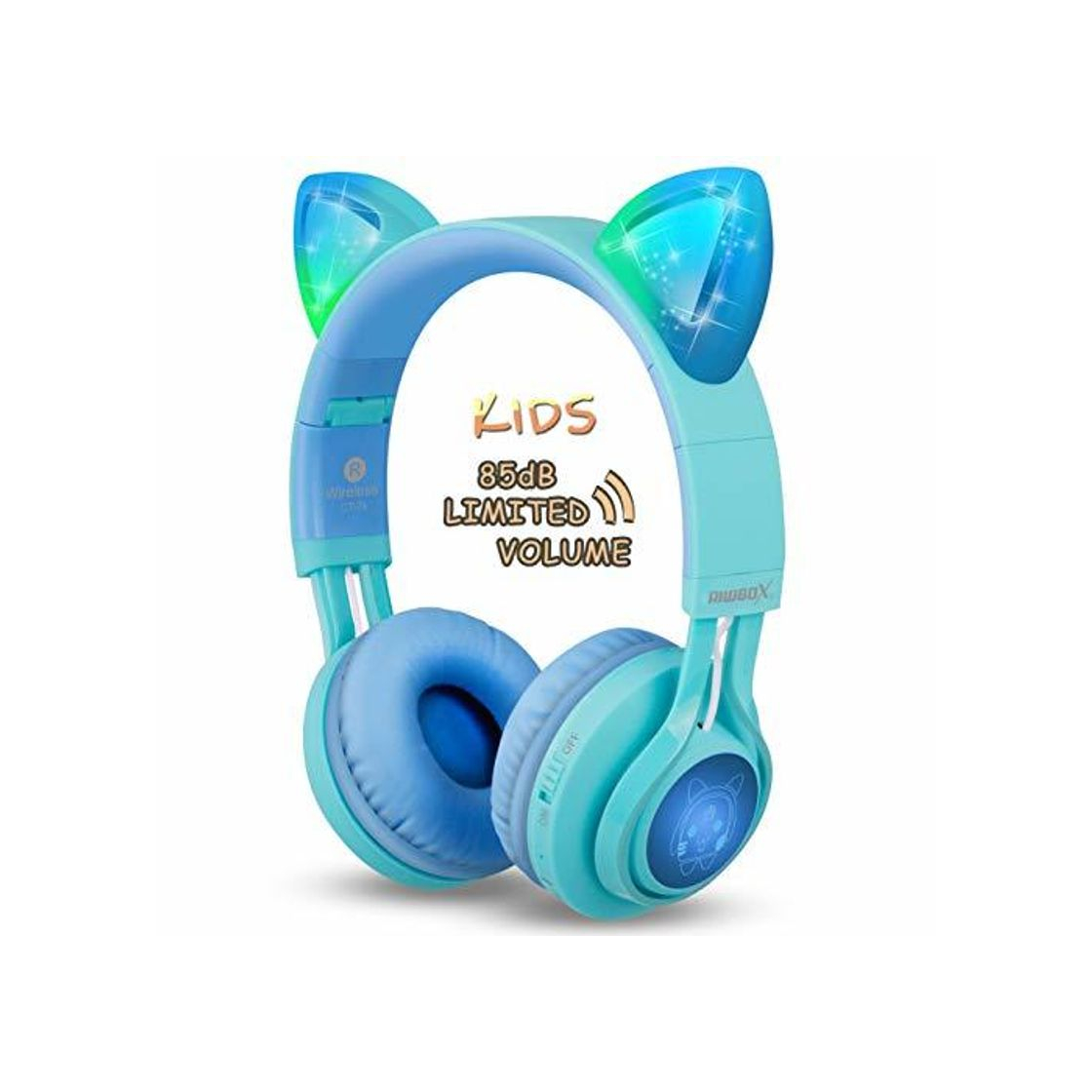 Products Riwbox CT-7S - Auriculares de diadema con Bluetooth para niños