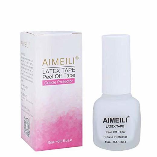 AIMEILI Látex Líquido Para Uñas Peel Off Stamping Nail Art Protección de