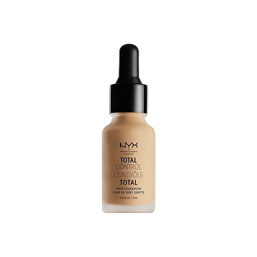 NYX Professional Makeup Base de maquillaje Total Control Drop Foundation, Dosificación precisa,