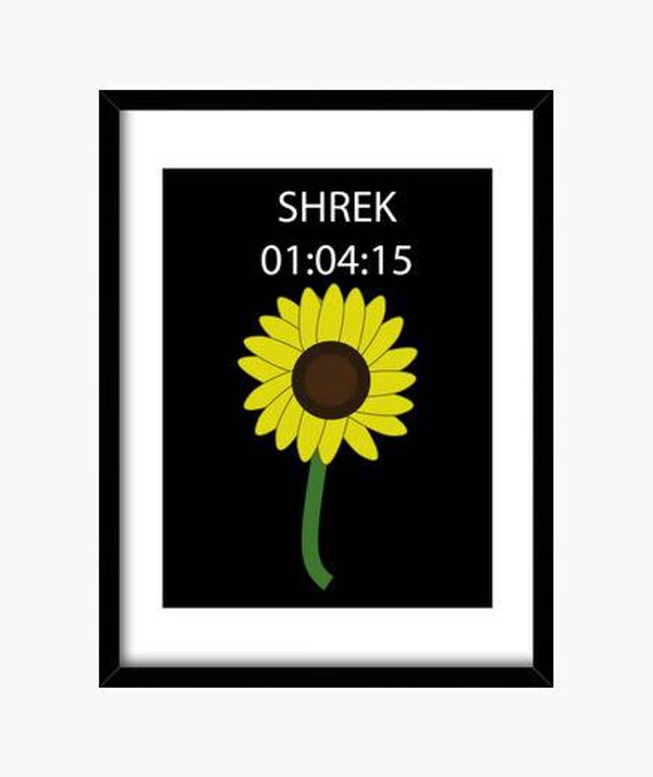 Cuadro frase Shrek Girasol
