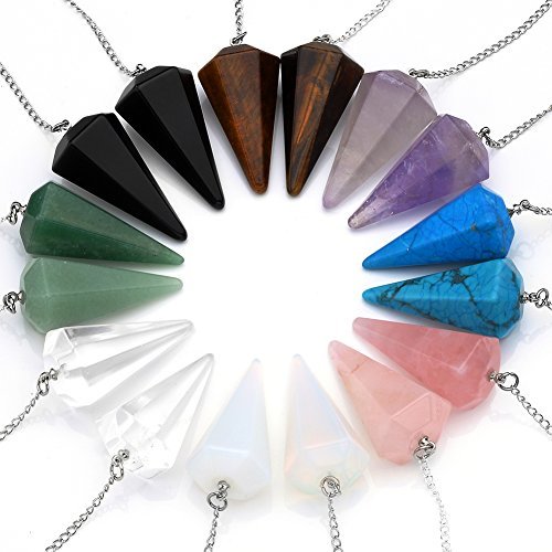 Lugar JS Direct - Collares de piedras sanadoras reiki naturales