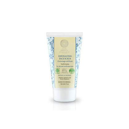 Belleza Natura Siberica Exfoliante Facial para Piel Grasa o Mixta Brillo Juvenil