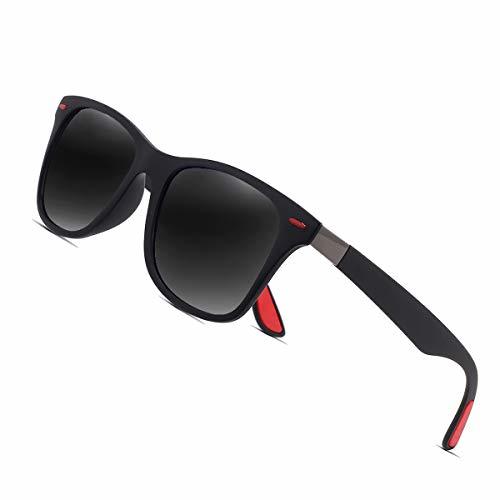 Sunmeet Gafas de Sol Polarizadas Hombre Mujere para Conducir Deportes100% Protección UV400