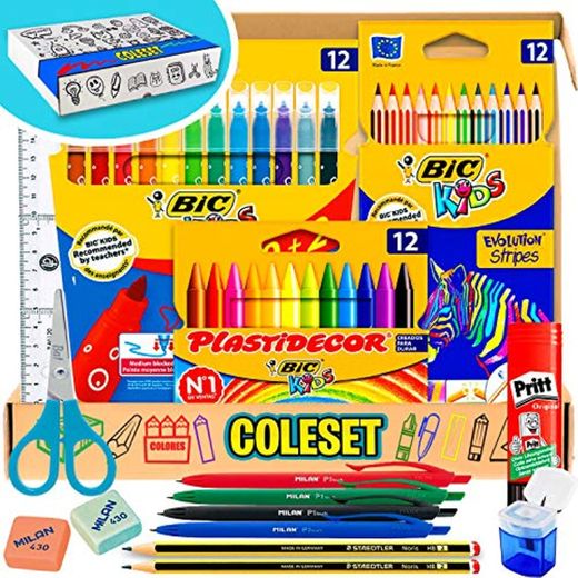 Pack vuelta al cole y Pack material escolar Papeleria - Material colegio