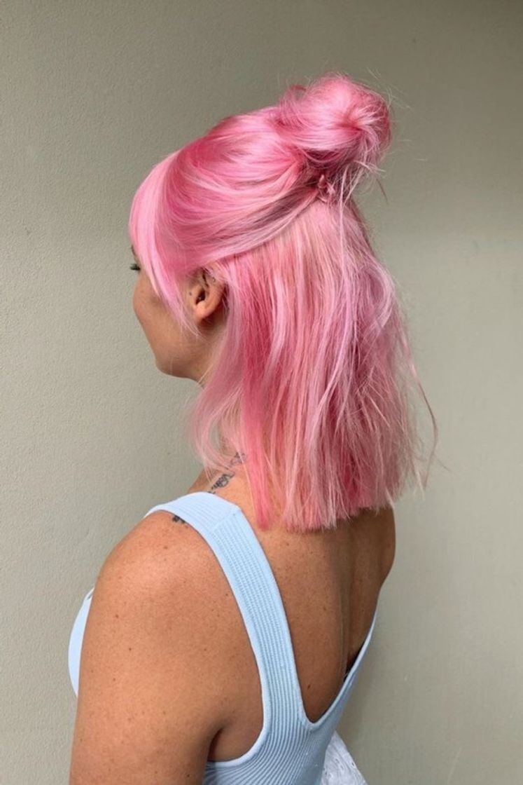 Moda Cabelo rosa