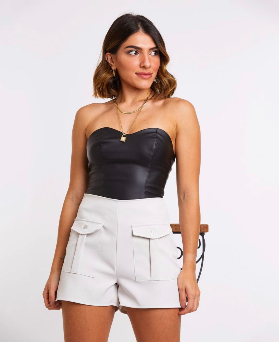 Social Corset Couro Eco