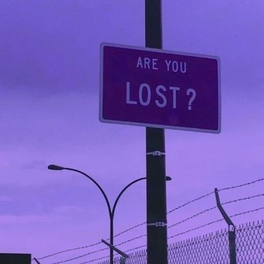 are you lost•